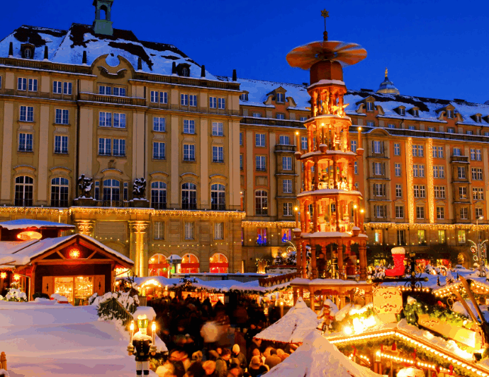Дрезден: різдвяний ярмарок, архітектура та святкова атмосфера Німеччини